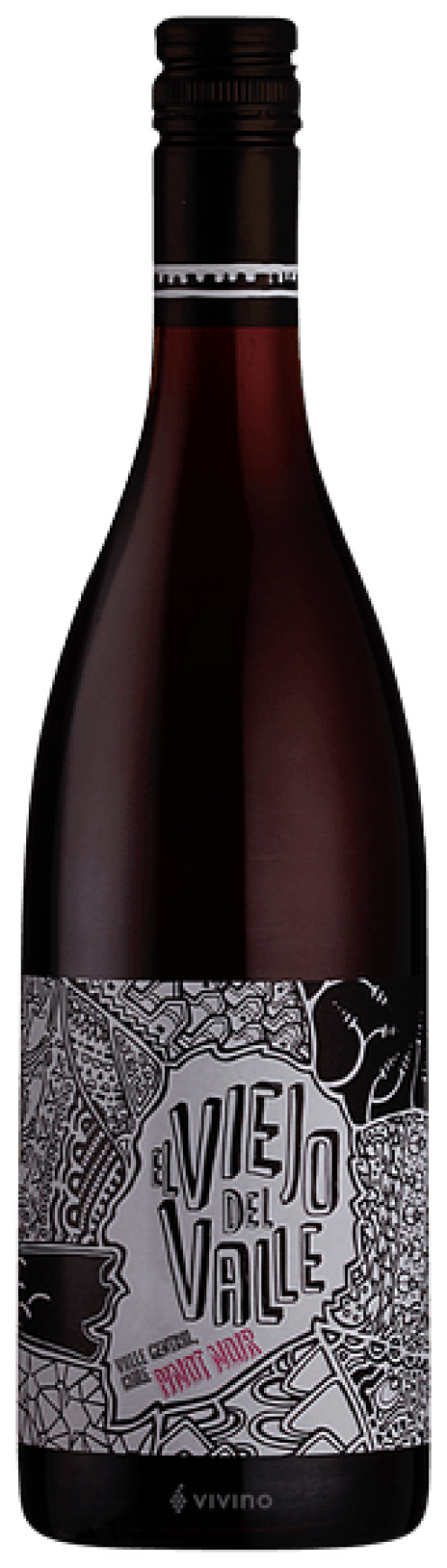 [Chính hãng] Rượu vang Chile El Viejo Del Valle Pinot Noir 750ml 13% vol nhập khẩu