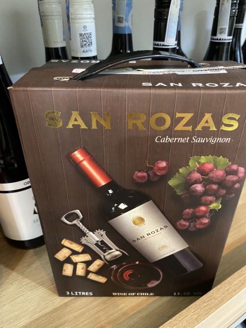 Rượu Vang Hộp Chile San Rozas Cabernet Sauvignon 3 lít 13.5%